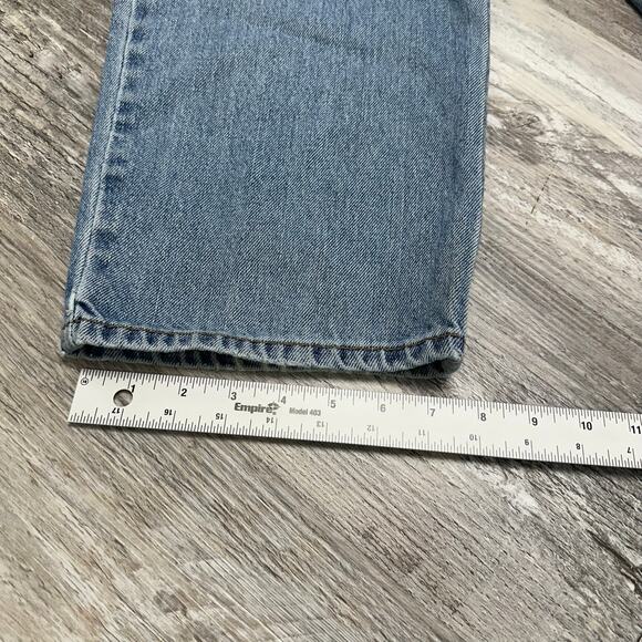 Levis 550 Faded Mid Wash Blue Mens 38x32 Relaxed Fit Straight Leg Jeans Red Tab - Picture 13 of 13
